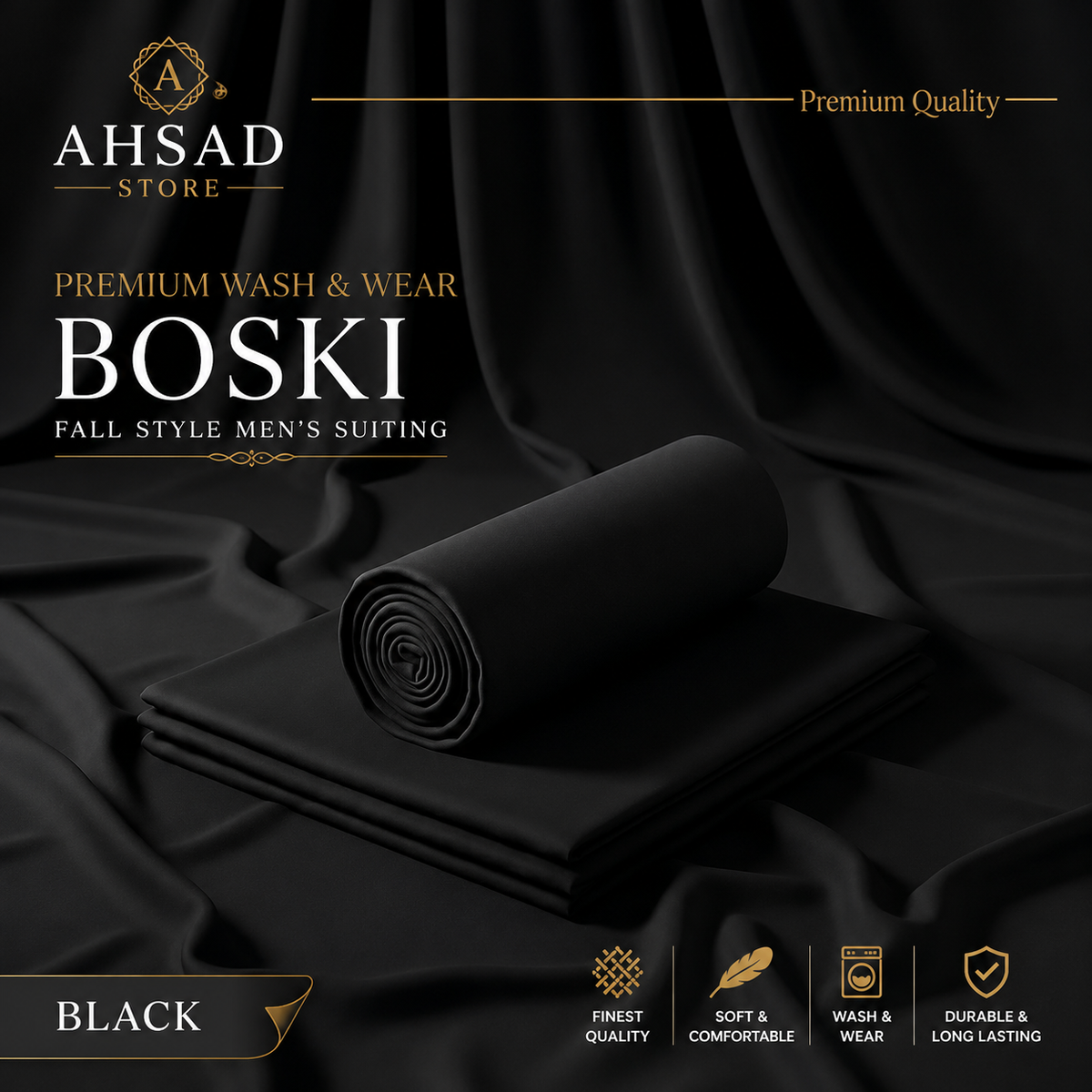 Boski Wash & Wear - Black