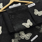 Lawn butterfly 2 PC chikankari with sequins work-Black