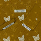 Lawn butterfly 2 PC chikankari with sequins-Mustard