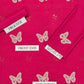 Lawn butterfly 2 PC chikankari with sequins-Pink