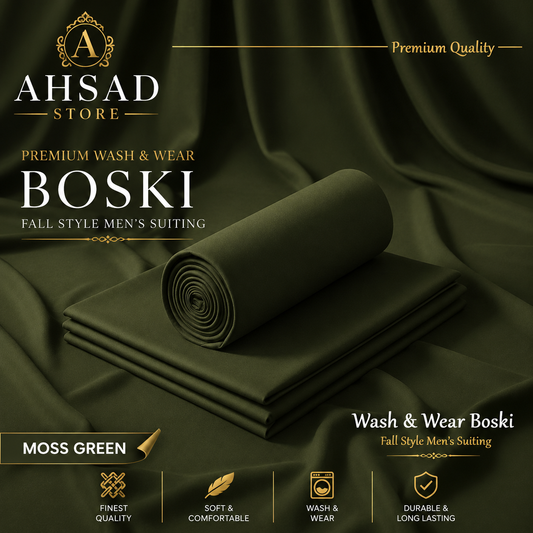 Boski Wash & Wear - Moss Green
