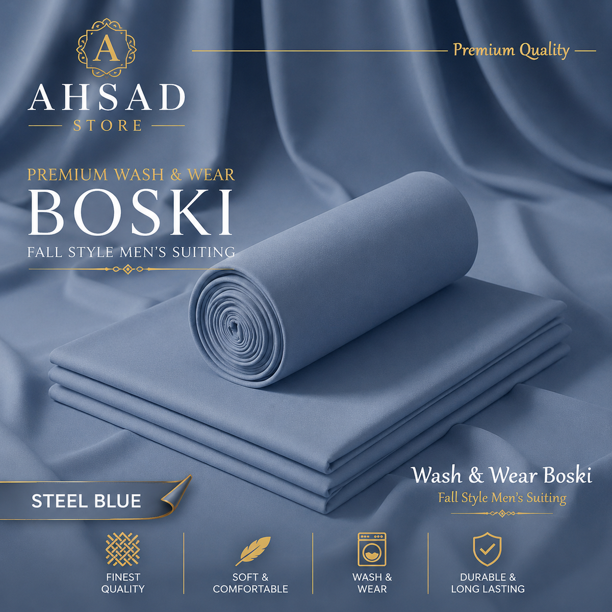 Boski Wash & Wear - Sky Blue