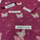 Lawn butterfly 2 PC chikankari with sequins Falsa colour