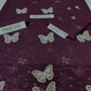 Lawn butterfly 2 PC chikankari with sequins-PLUM