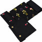 2pc Premium Pure Lawn Floral Embroidered- Black