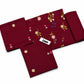 2pc Lawn Floral Embroidered-Maroon
