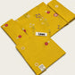2pc Premium Pure Lawn Floral Embroidered-Mustard