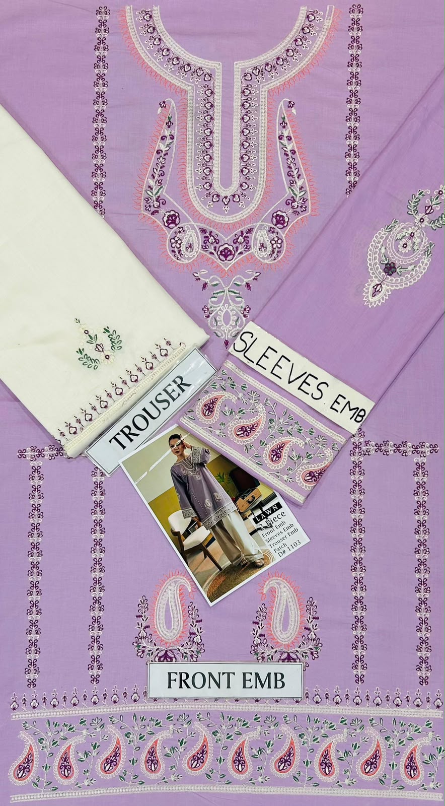 Urge-Lawn 2 PC Embroidery