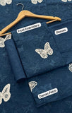 Lawn butterfly 2 PC chikankari with sequins Zinc