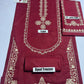 Lawn 2-Piece Embroidery Suit — Maroon